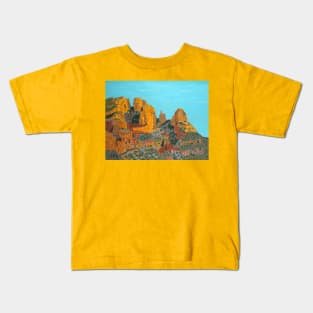 Finger Rock in Pima Canyon, Arizona Kids T-Shirt